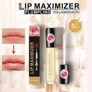 2 Pcs Lip Plumper Lip Gloss, Moisturizing Lips Plumper Vitamin E Plumping Lip Maximizer Serum Transparent Toot Lip Oil Lip Plumper Gloss, Natural Lip Plumper - Image 6