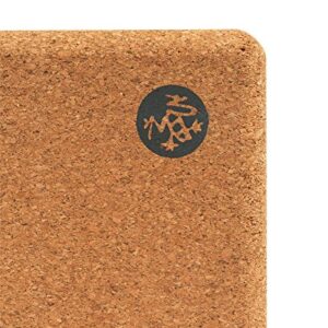 Manduka Yoga Cork Block - Yoga Prop and Accessory, Good for Travel, Comfortable Edges, Lightweight, Extra Firm Cork, 4" x 6" x 9" (10 x 15 x 22.5 cm) (Pack of 2) - Image 5
